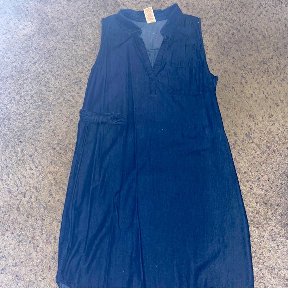 Faded Glory Denim dress with belt